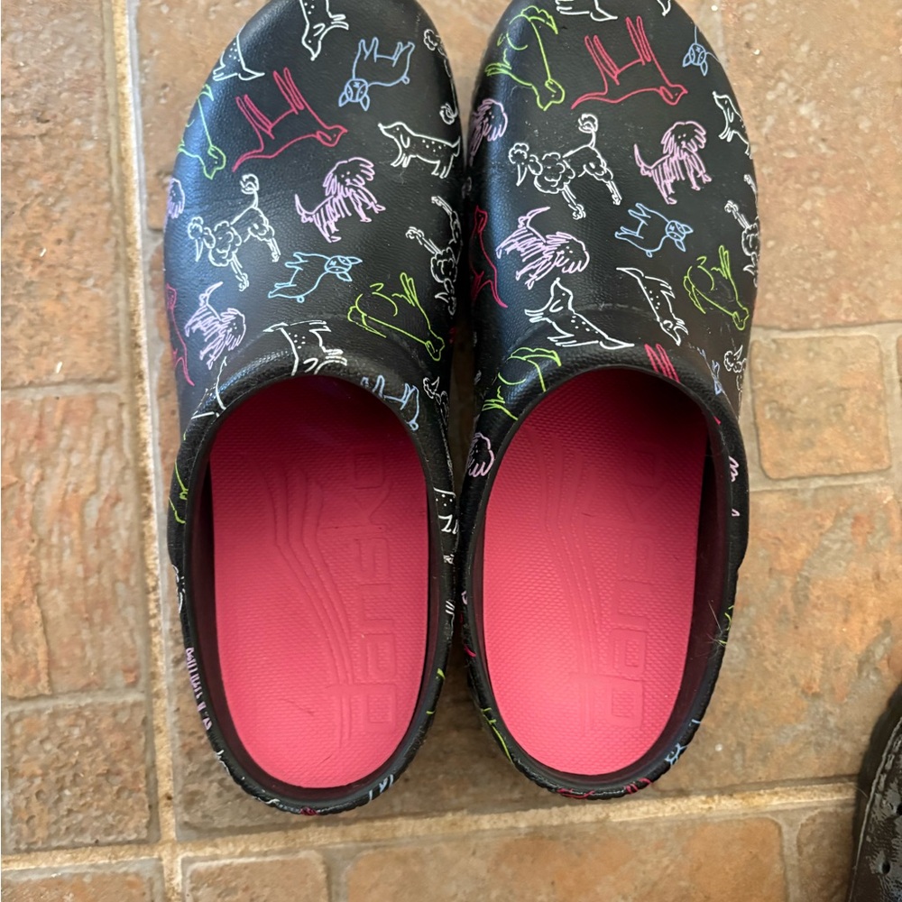 Dansko Women's Sneakers - Black with Multicolor Animal Print